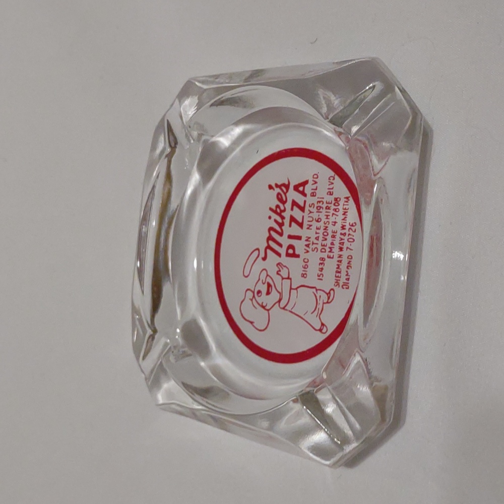 Vintage Mike's Pizza ashtray